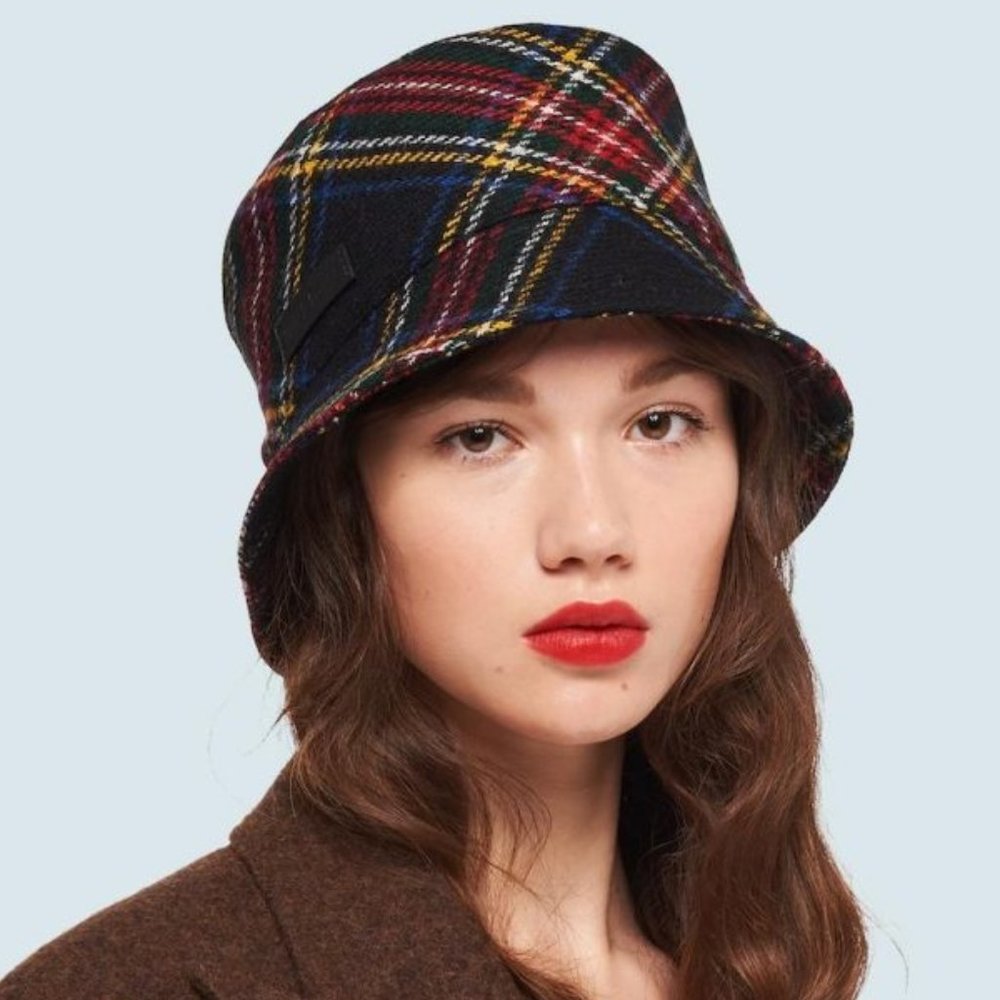 Miu Miu Wool Bucket Hat Black - NWT -Medium